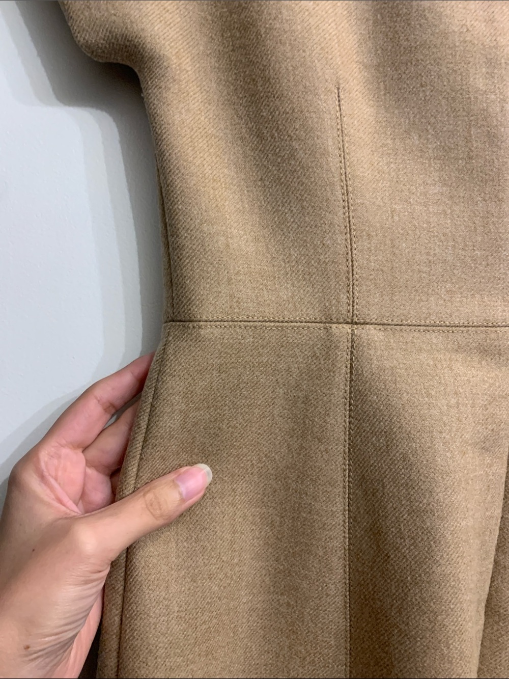 J. Crew Camel Short-Sleeve Sheath Wool Dress - Picture 7 of 10